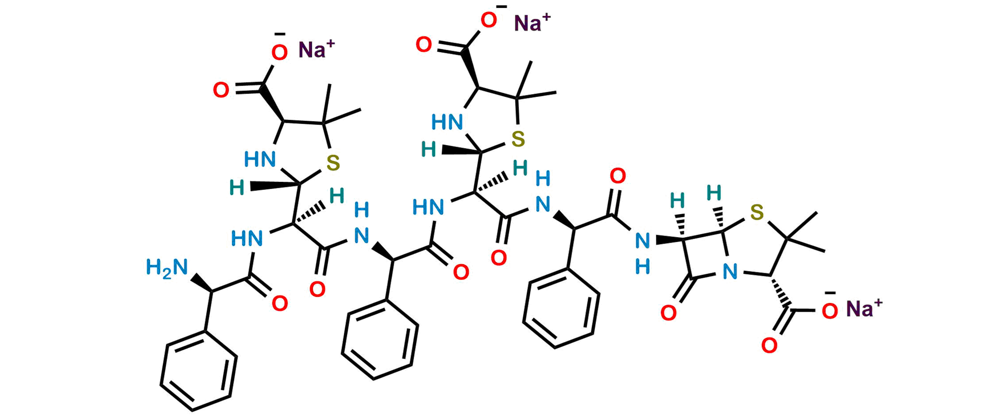 Ampicillin Oligomer 1 (trimer) Sodium Salt
